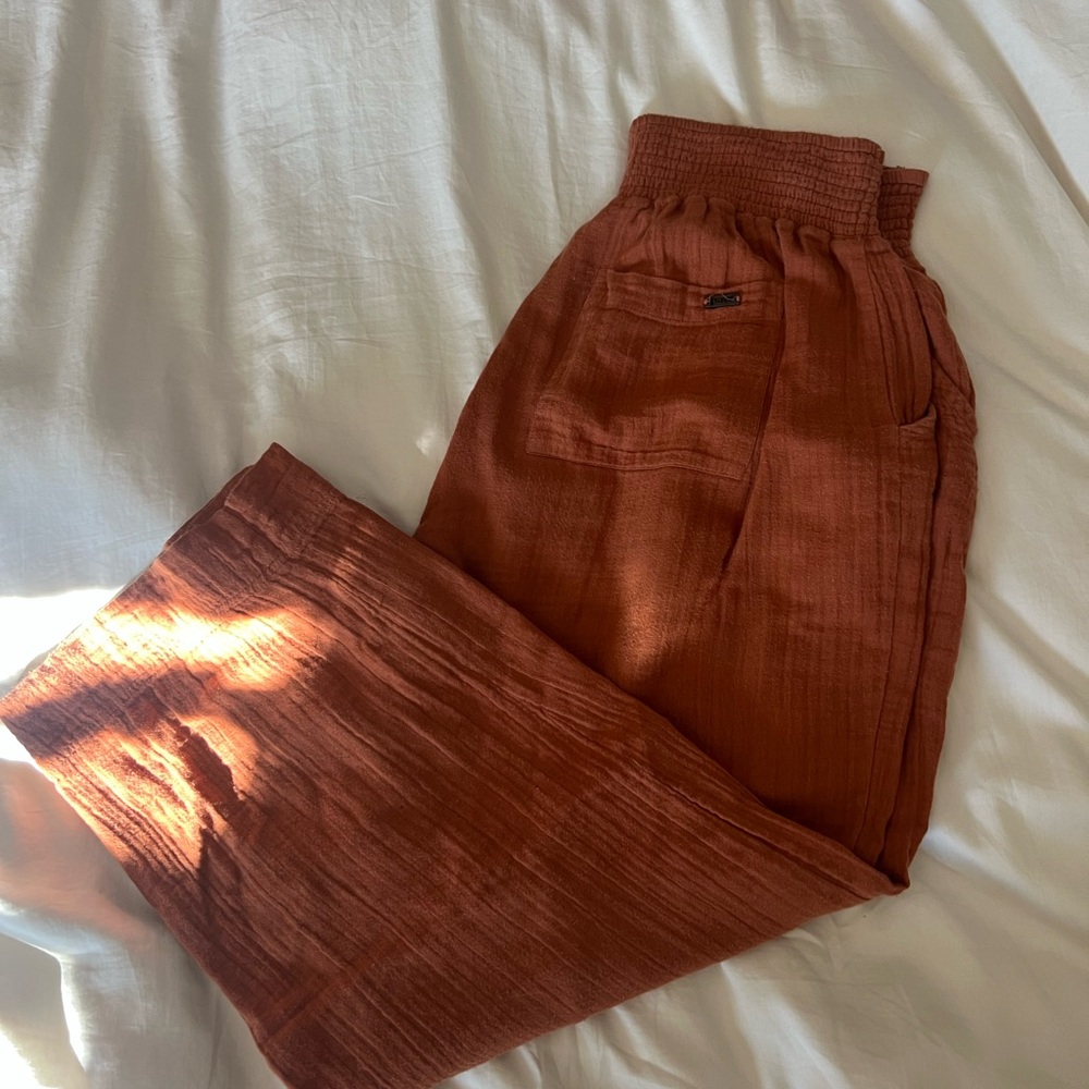Pact Women's Rust Ankle Pants